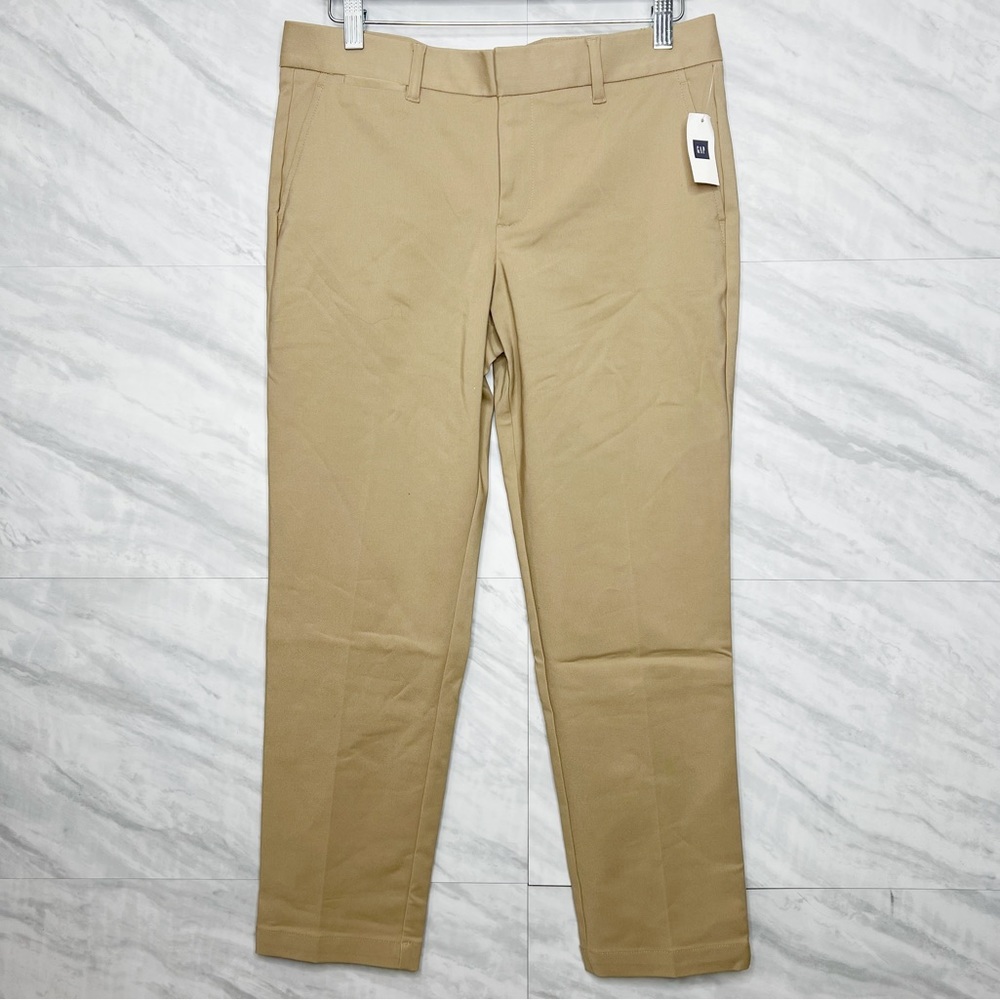 GAP Slim Tan Crop Pants 6